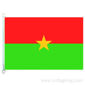 Burkina Faso flag 100% polyster 90*150cm Burkina Faso banner